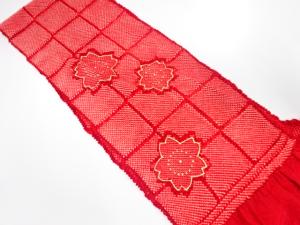 正絹　振袖用　絞り　帯揚げ